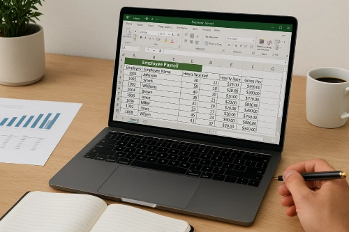 آموزش حقوق و دستمزد با excel